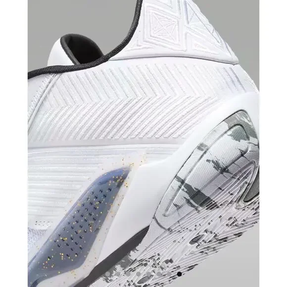 NEW Nike Air Jordan XXXVIII 38 Low White Black Gold FD2326-107 Men’s Size 14